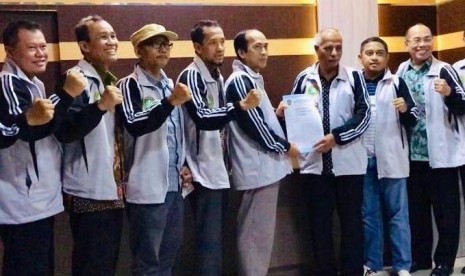 Serah terima akuisisi Semeru FC untuk PS Hizbul Wathan dalam kompetisi Liga 2.