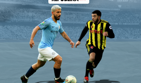 SERGIO AGUERO (CITY) VS TROY DEENEY (WATFORD)