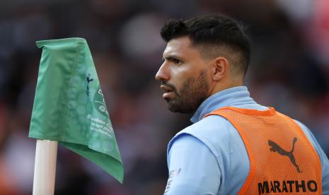  Sergio Aguero dari Manchester City.