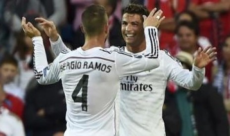 Sergio Ramos dan CR7