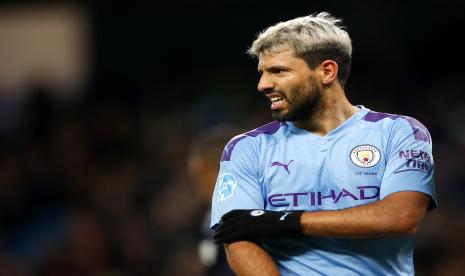 Penyerang Manchester City, Sergio Aguero