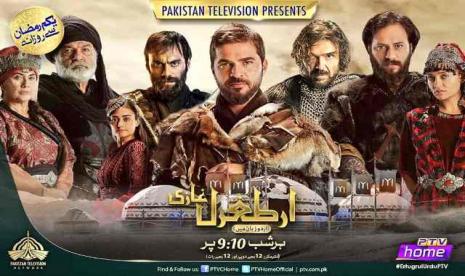 Serial Ertugrul Turki laris manis di televisi India. 