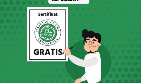 Sertifikasi halal gratis (Ilustrasi).