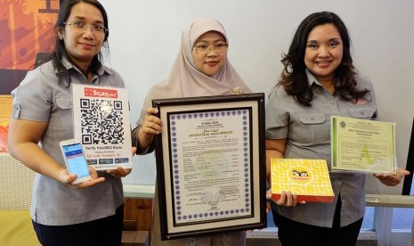 Sertifikat halal yang sudah diperoleh restoran Hoka-Hoka Bento