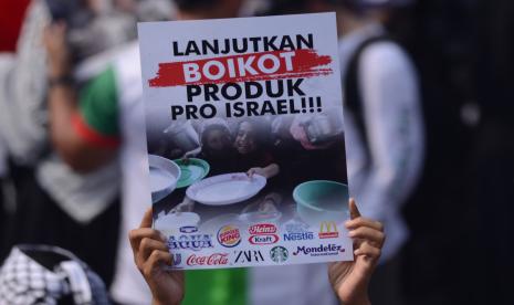 Seruan lanjutkan boikot produk Israel dan pro Israel.