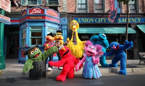 Sesame Street di Universal Studio Singapura