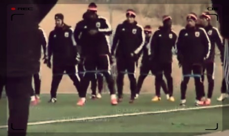 Sesi latihan klub DC United