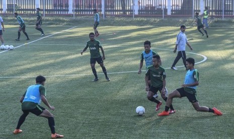 Sesi latihan timnas U-22.