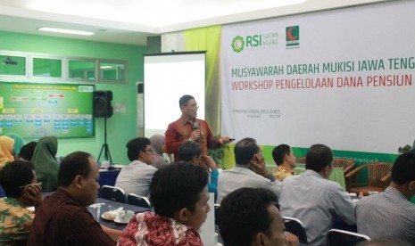 Sesi workshop 'Pengelolaan Dana Pensiun Syariah'.