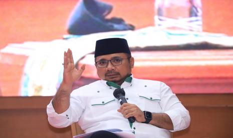 Menag: Daerah PPKM Level 2 Bisa Gelar PTM 50 Persen. Foto:  Setahun memimpin Kementerian Agama, Menag Yaqut Cholil Qoumas menegaskan keseriusannya dalam implementasi program penguatan moderasi beragama. Selain sudah masuk dalam Rencana Pembangunan Jangka Menengah Nasional (RPJMN) 2020 - 2024, Moderasi Beragama juga menjadi amanah khusus Presiden Joko Widodo yang diberikan kepadanya.