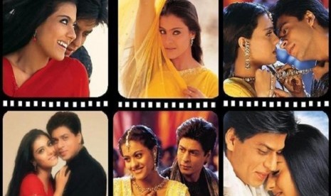 Shah Rukh Khan dan Kajol dalam sebuah peran