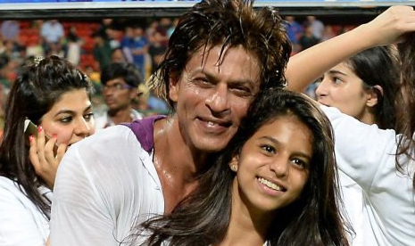 Shahrukh Khan dan putrinya  Suhaana Khan .