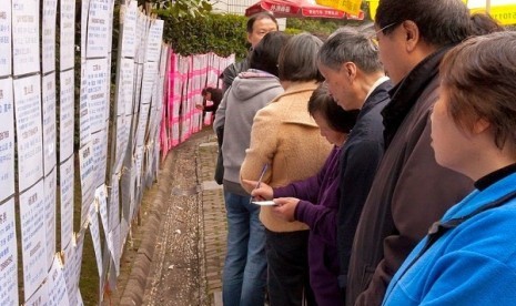 Shanghai marriage market yang menarik perhatian wisatawan di Cina