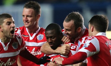 Shaun Wright-Phillips bobol gawang Chelsea untuk kemenangan 1-0 QPR di Stamford Bridge, Kamis (3/1) dinihari WIB.