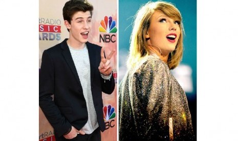 Shawn Mendes dan Taylor Swift.