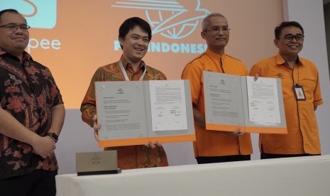 Shopee bekerjasama dengan PT Pos Indonesia 