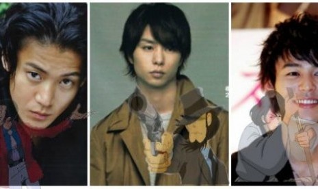 Shun Oguri, Sho Sakurai, dan Satoshi Tsumabuki 