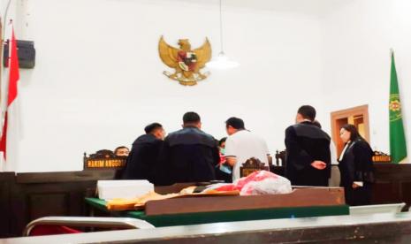 Sidang sengeketa tanah di Kiara Condong, Kota Bandung.