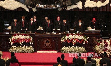 Sidang Tahunan MPR di Gedung Kura Kura Parlemen, Senayan, Rabu (15/8)