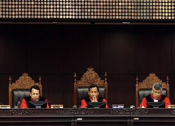 Sidang uji materi di Mahkamah Konstitusi