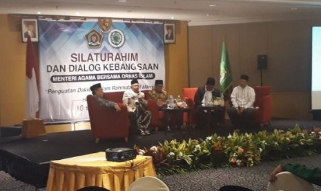 Silaturahim dan Dialog Kebangsaan bersama Menteri Agama di Hotel Ciputra, Jakarta, Rabu (11/7).