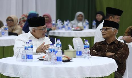 Silaturahim Syawal dan Tausyiah Kebangsaan yang dihelat DPW LDII Jawa Timur di Aula Ponpes Sabilurrosyidin Annur, Surabaya, Jawa Timur. 