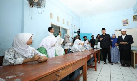 Silaturahmi di Pondok Pesantren (Ponpes) Nurul Ibad Lubang Buaya, Jakarta Timur.