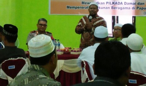 Silaturahmi MUI Papua Barat dan ormas-ormas Islam Papua Barat serta Kapolda Papua Barat, di Aula kantor MUI Papua Barat, Senin (6/2). 