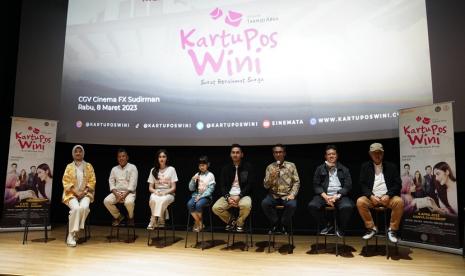 Sinemata Production, bekerja sama dengan Pos Indonesia dan Yayasan Kanker Indonesia resmi meluncurkan poster dan trailer resmi film Kartu Pos Wini: Surat Beralamat Surga. Hadir dalam  kegiatan ini Direktur Utama Pos Indonesia Faizal R Djoemadi, Ketua YKI, serta para pemeran film Kartu Pos Wini. 