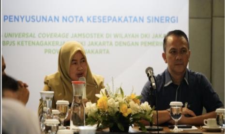 Sinergi BPJamsostek dan Pemprov DKI Jakarta.