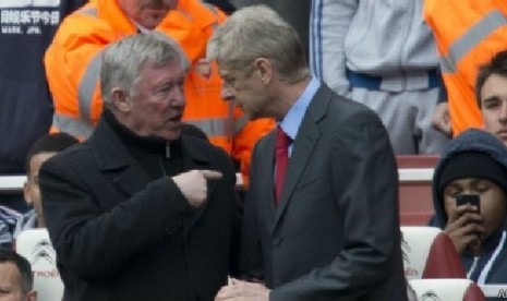 Sir Alex Ferguson dan Arsene Wenger 