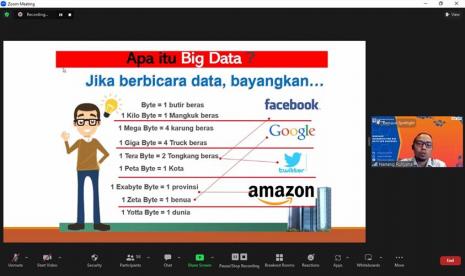 Sistem Informasi Kampus Digital Bisnis Universitas Nusa Mandiri (UNM) kembali menggelar webinar series, dengan tema Webinar Introduction Big Data for Business.