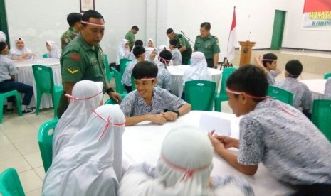 Siswa dari salah satu SMP Negeri di Kota Bogor