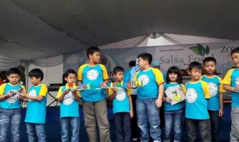 Siswa SD BBI Bogor unjuk kebolehan dalam acara GAS 2017.