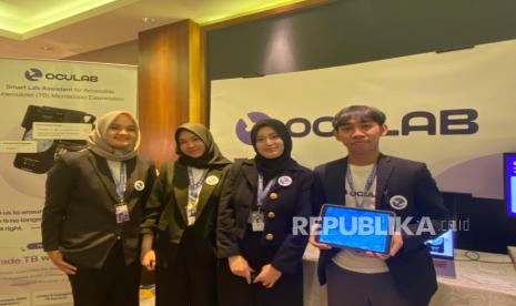 Siswa-siswi Apple Developer Academy angkatan 2024 yang merancang aplikasi Oculab saat ditemui di Jakarta, Rabu (11/12/2024).