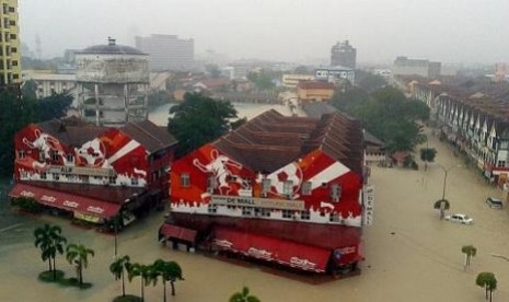 Situasi banjir yang melanda Kuantan, Pahang, Malaysia