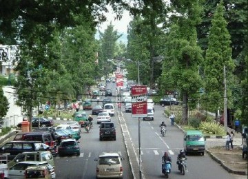 Situasi jalan Dago saat normal, ilustrasi