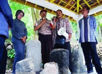 Situs Majapahit di kawasan Gunung Kajar, Pegunungan Lasem, Rembang, Jawa Tengah.