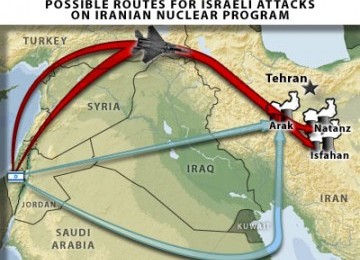 skenario Israel serang Iran (ilustrasi)