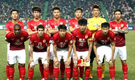 Skuat Guangzhou Evergrande.