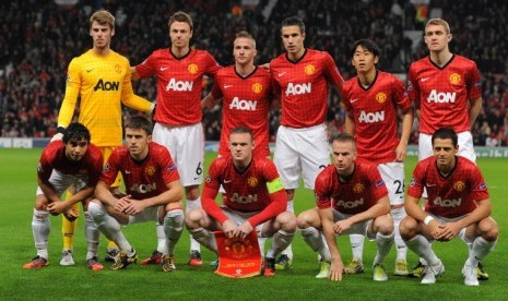 Skuat Manchester United musim 2012/2013.