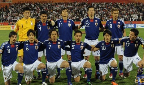 Skuat Timnas Jepang.