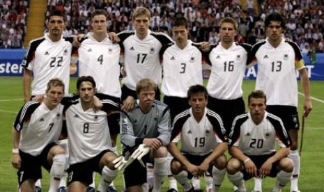 Skuat Timnas Jerman yang tampil di Piala Dunia 2006.