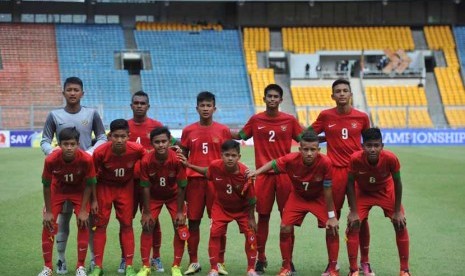 Skuat Timnas U-16 Indonesia. (ilustrasi) 