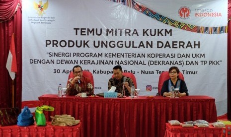 Smesco Indonesia menggelar temu mitra KUMKM unggulan daerah perbatasan RI dan Timor Leste, di Atambua, Kabupaten Belu, Nusa Tenggara Timur (NTT). Acara temu mitra ini merupakan rangkaian sinergitas kegiatan antara Kementerian Koperasi dan UKM dengan Dewan Kerajinan Nasional (Dekranas), dan Tim Penggerak PKK, pada 29-30 April 2019.