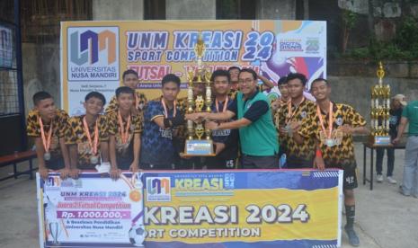 SMKN 5 Kota Bekasi sukses meraih juara kedua dalam event KREASI (Kompetisi Kreativitas Siswa Indonesia) Universitas Nusa Mandiri (UNM) cabang olah raga (cabor) Futsal dalam perebutan posisi pertama, pada Kamis (25/1) bertempat di Sport Arena Universitas Nusa Mandiri (UNM) kampus Jatiwaringin, Jalan Jatiwaringin no. 2, Cipinang Melayu, Jakarta Timur.