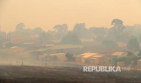 Kabut asap tebal di Australia, ilustrasi