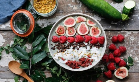 Smoothie in a bowl.