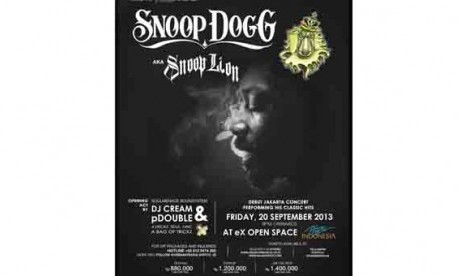 Snoop Dogg konser di Jakarta