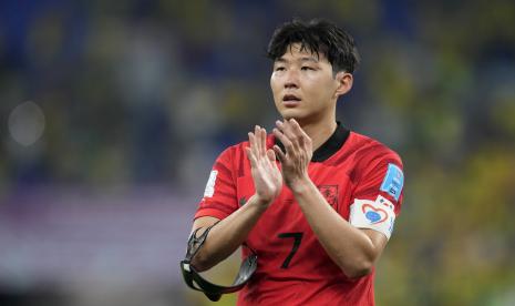 Penyerang Korea Selatan Son Heung-min  